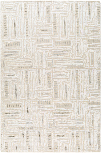 Amina 120 X 96 inch Beige Rug, Rectangle