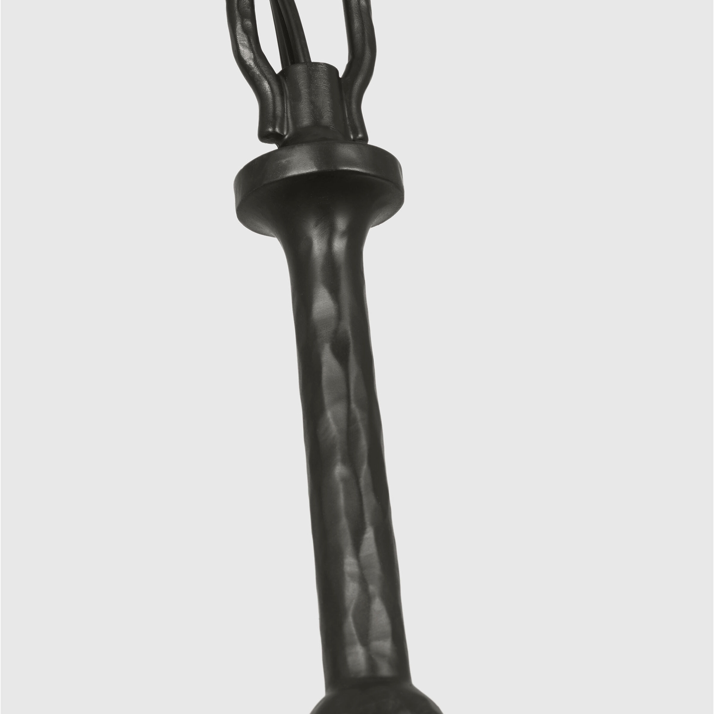 C&M by Chapman & Myers Wellen 5 Light 36 inch Aged Iron Chandelier Ceiling Light