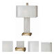 Athanas 29 inch 60 watt Alabaster Table Lamp Portable Light
