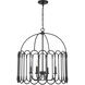 Stella 4 Light 24 inch Matte Black Pendant Ceiling Light