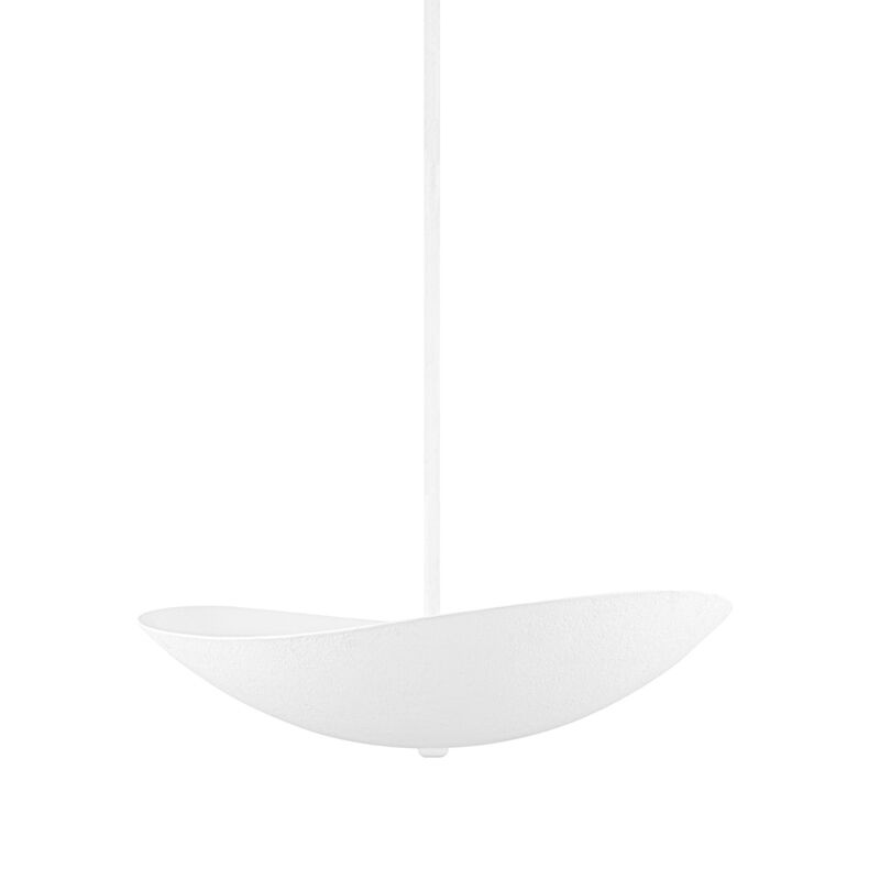 White plaster pendant 2025