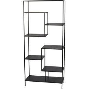 Element 80 X 36 X 16 inch Black Iron Etagere