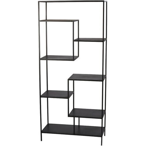 Element 80 X 36 X 16 inch Black Iron Etagere