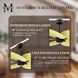 Atlas Alessandra TROPICAL 48 inch Matte Black with Light Yellow Blades Ceiling Fan