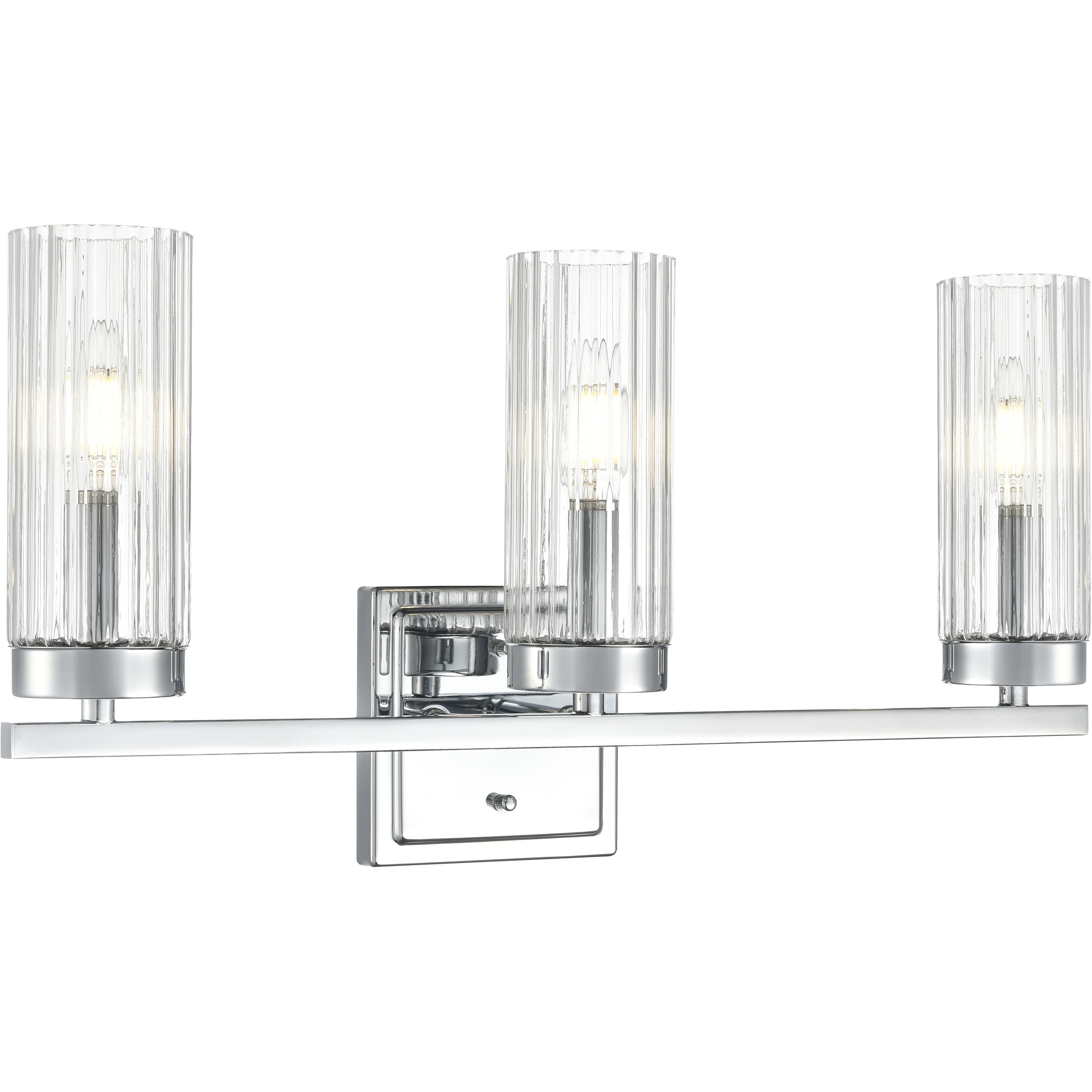 Iversen 3 Light 21 inch Polished Chrome Bathroom Vanity Light Wall Light