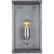 Royster 1 Light 13.75 inch Antique Silver Outdoor Wall Sconce