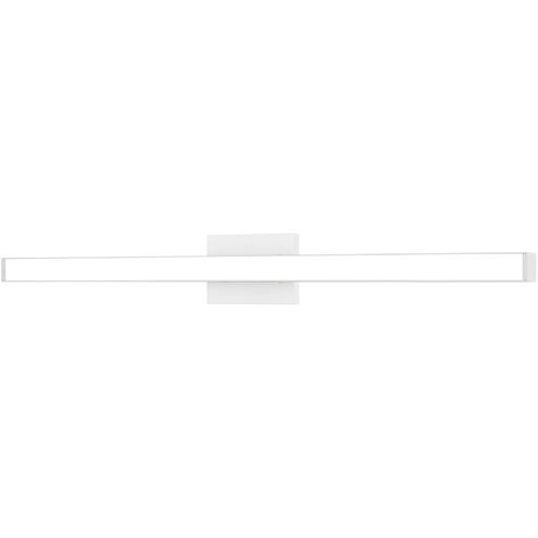 Presley LED 33 inch Matte White Bath Vanity Light Wall Light