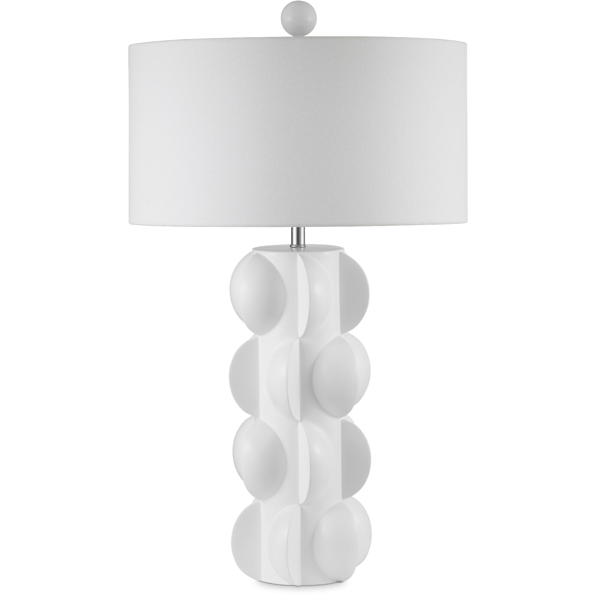 Salizzole 31.25 inch 150 watt White Table Lamp Portable Light