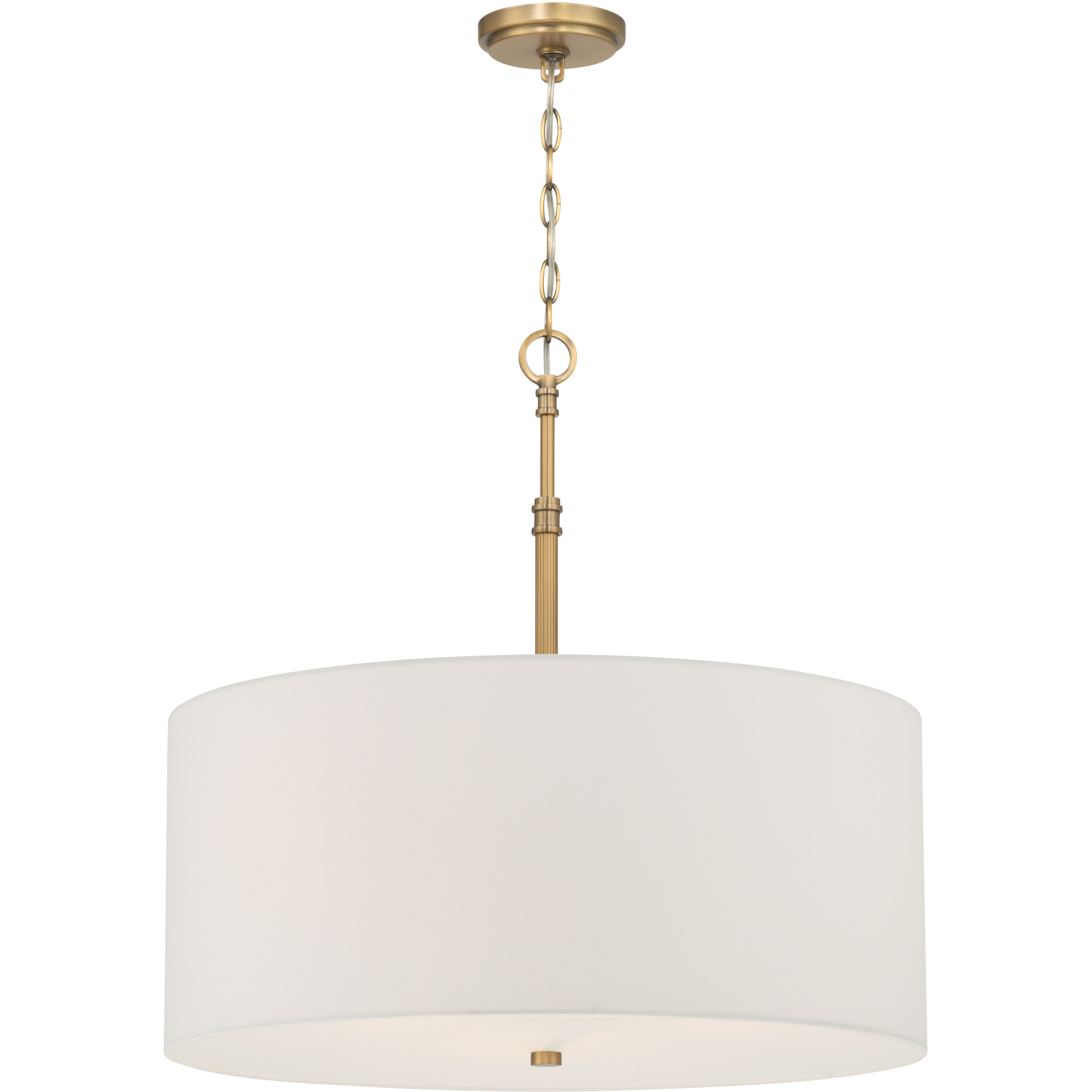 Molvene 3 Light 24 inch Legacy Brass Pendant Ceiling Light