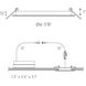 Excel Black Slim panel in Color Temperature Changing, Recessed