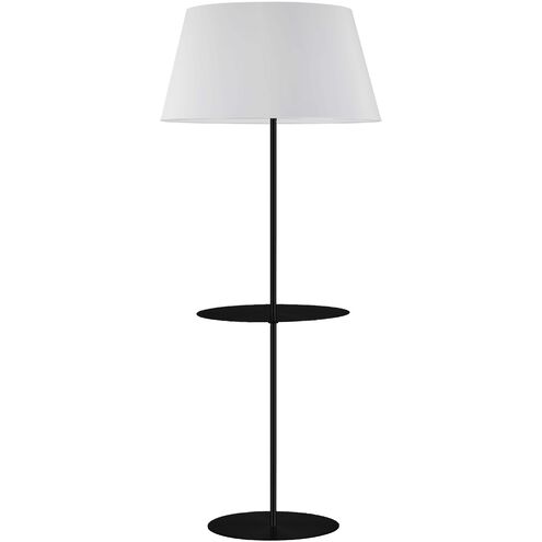 Gretchen 62.75 inch 150.00 watt Matte Black Floor Lamp Portable Light, Round Base