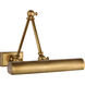 Chapman & Myers Cabinet Maker 13.25 inch 8.00 watt Hand-Rubbed Antique Brass Double Library Light Wall Light