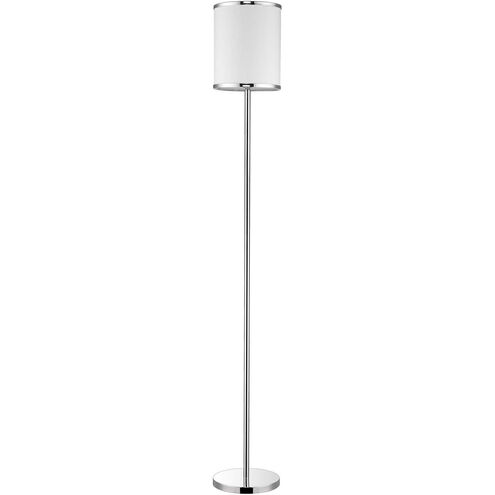 Lux II 65 inch 100.00 watt Polished Chrome Floor Lamp Portable Light