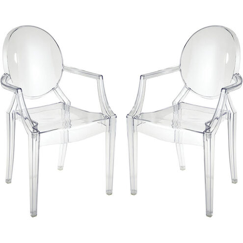 Vanish Clear Chair, Set of 2