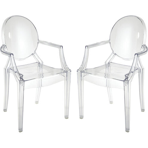 Vanish Clear Chair, Set of 2