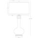 Athena 31.63 inch 150.00 watt Oxblood Table Lamp Portable Light
