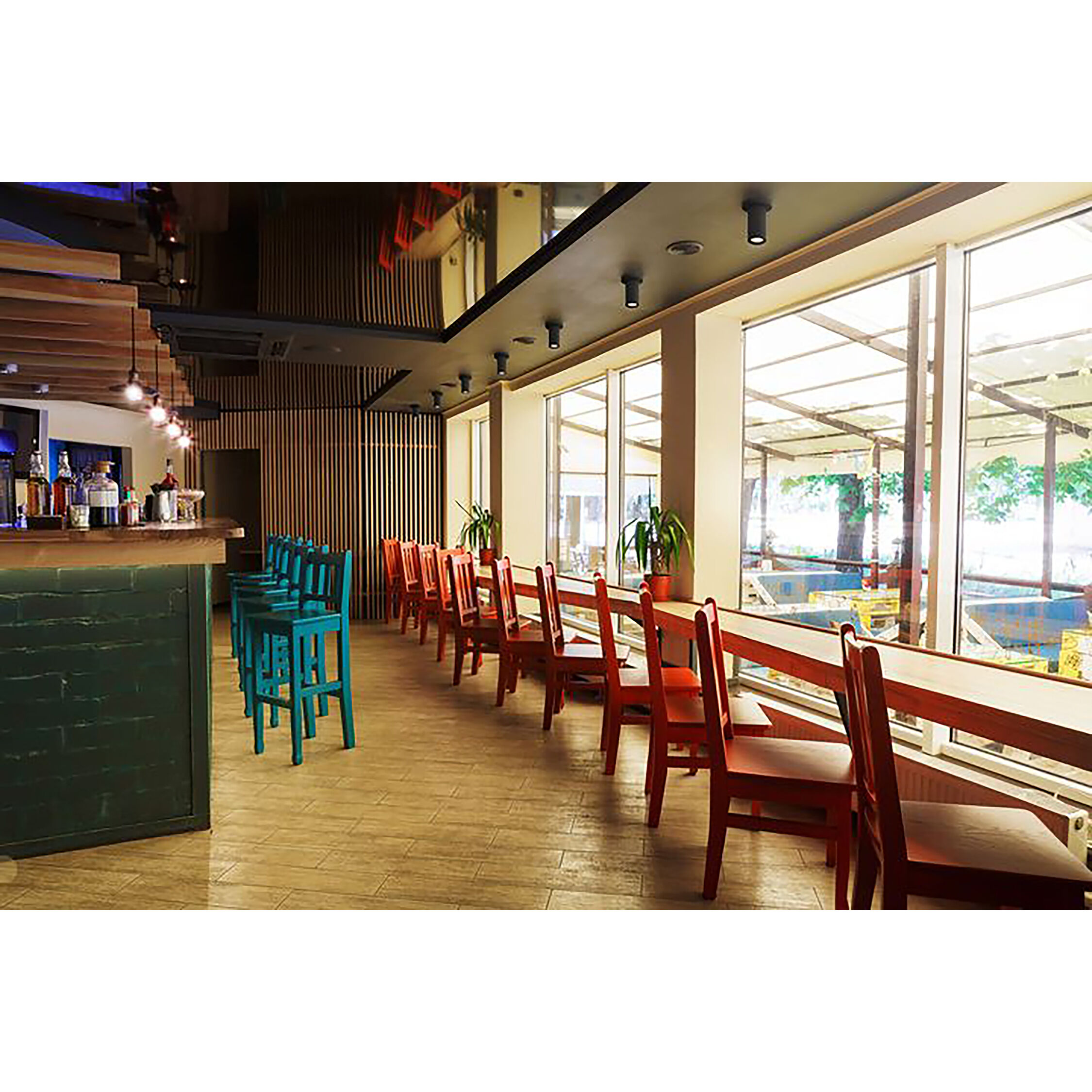 GX15 LED 4 inch Black Surface Mount Ceiling Light