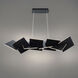 Konstruct LED 11 inch Black Chandelier Ceiling Light