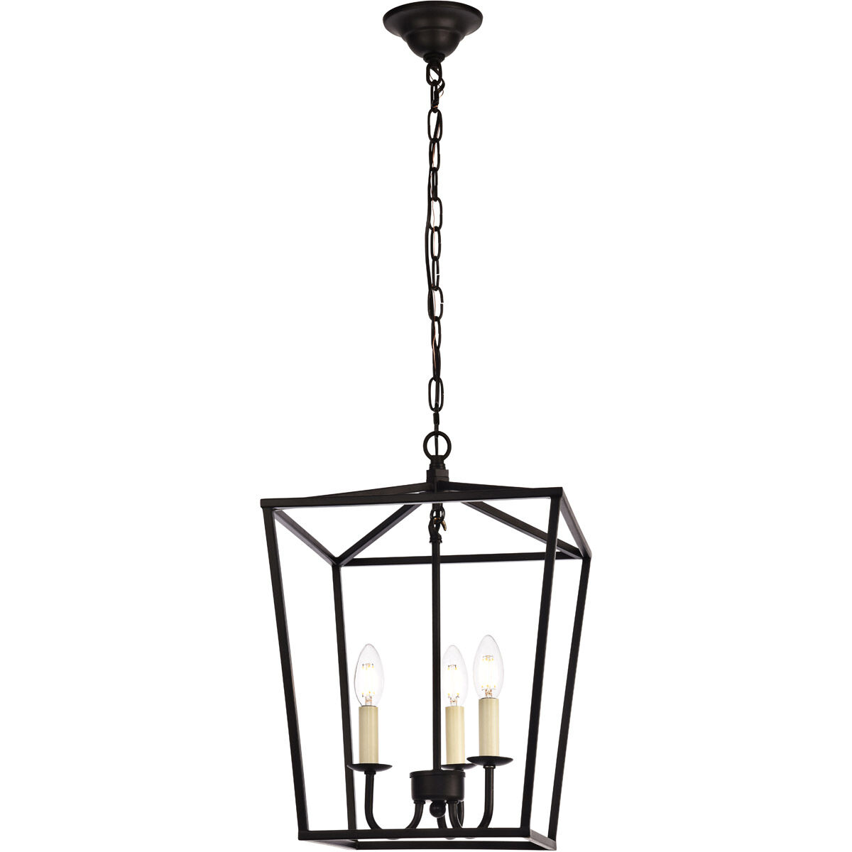 Maddox 3 Light 13 inch Black Pendant Ceiling Light 