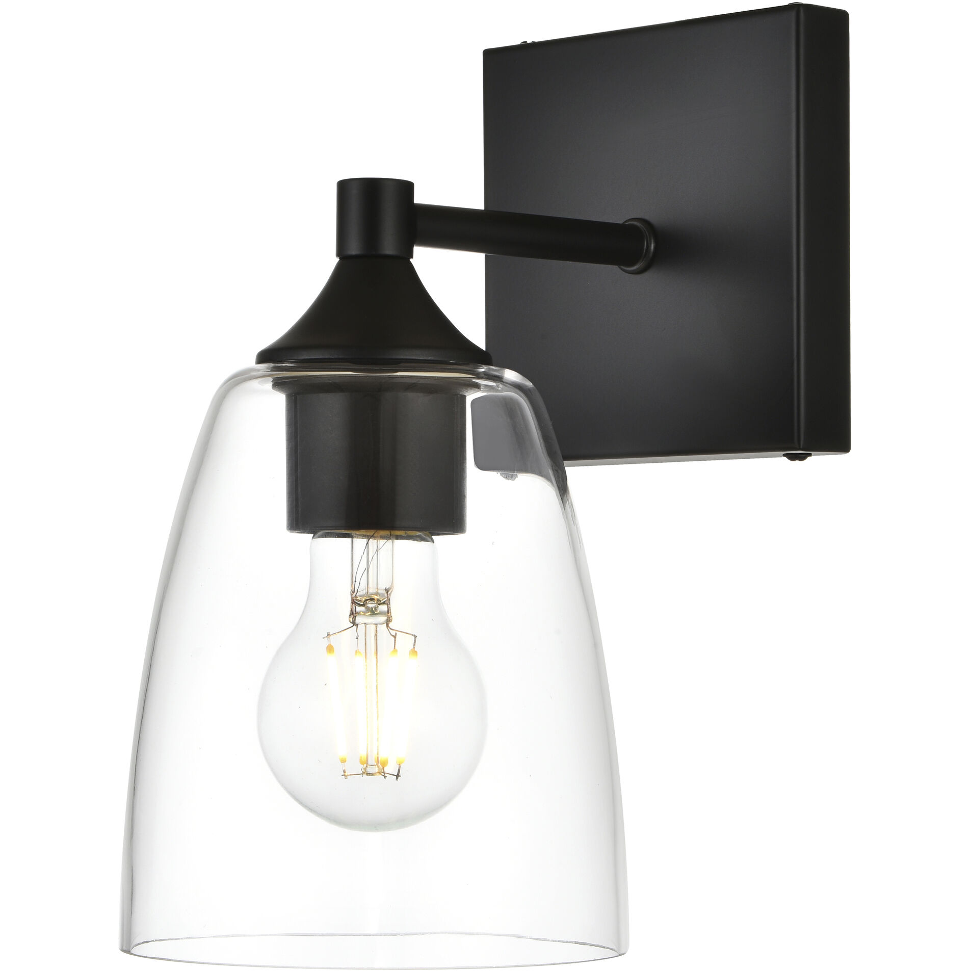 Gianni 1 Light 5 inch Black Bath Sconce Wall Light