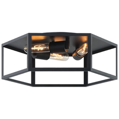 Creed LED 13.88 inch Matte Black Flush Mount Ceiling Light