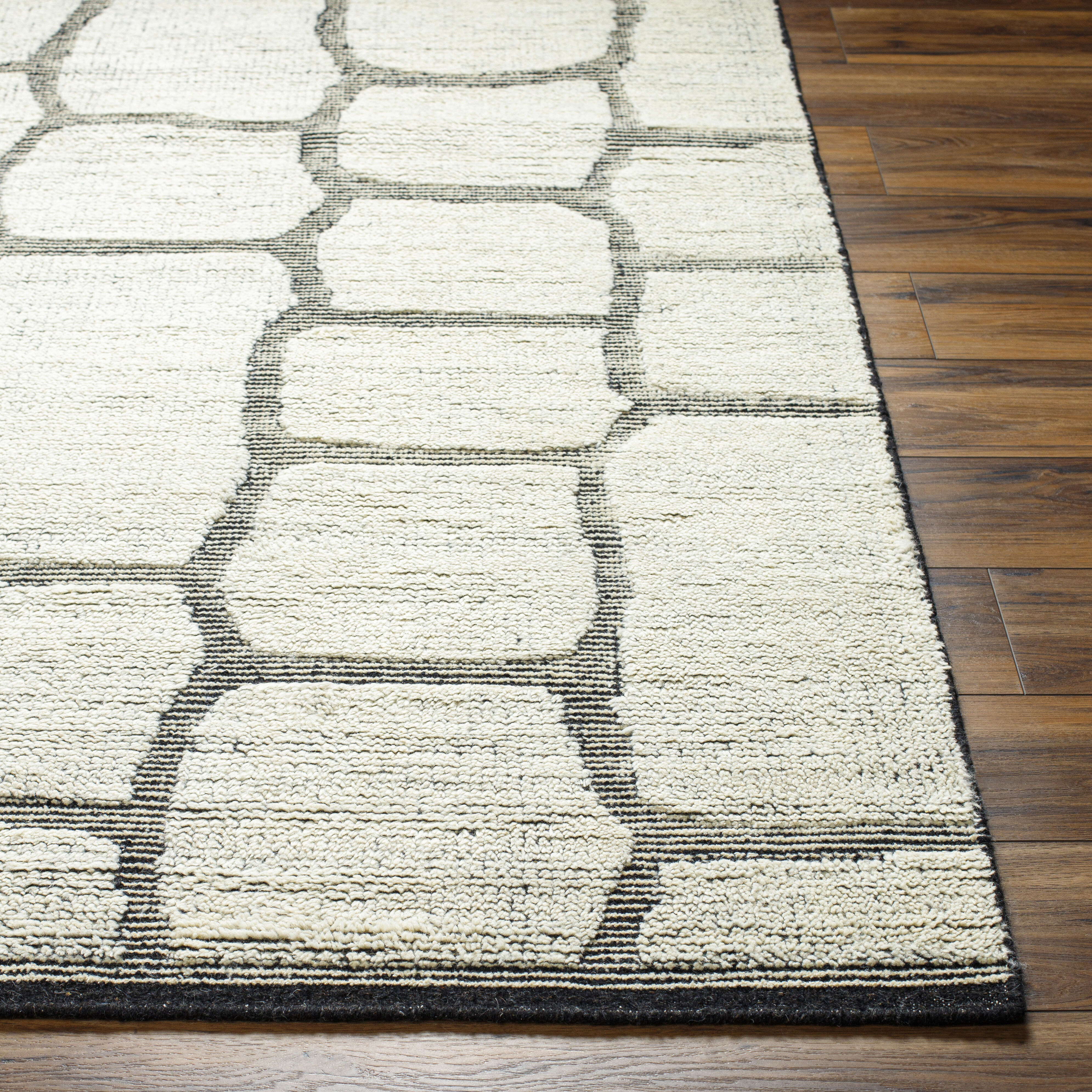 Tunus 144 X 108 inch Black Rug, Rectangle