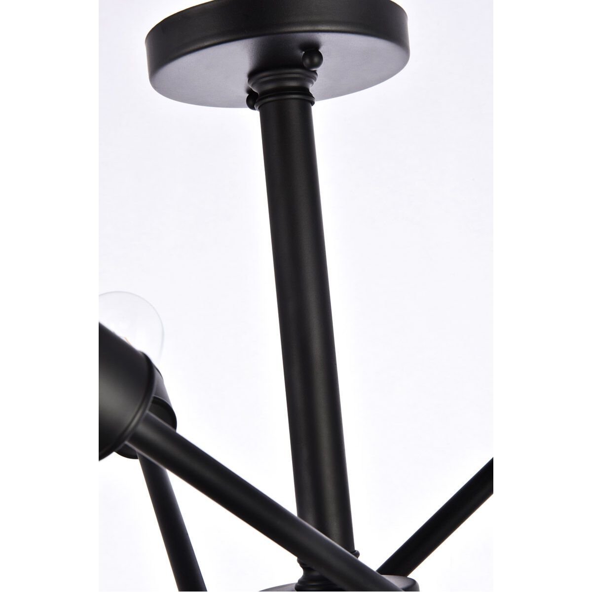 Axel 6 Light 17 inch Black Pendant Ceiling Light