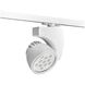 Architectural Track System 1 Light White LEDme Directional Ceiling Light