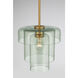 Velique 1 Light 11 inch Legacy Brass Pendant Ceiling Light