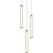 Ripley LED 9.88 inch Aged Gold Brass Pendant Ceiling Light