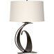 Fullered Impressions 29 inch 150 watt Oil Rubbed Bronze Table Lamp Portable Light in Natural Anna, Large