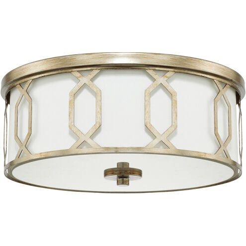 Opal 3 Light 15.75 inch Winter Gold Flush Mount Ceiling Light