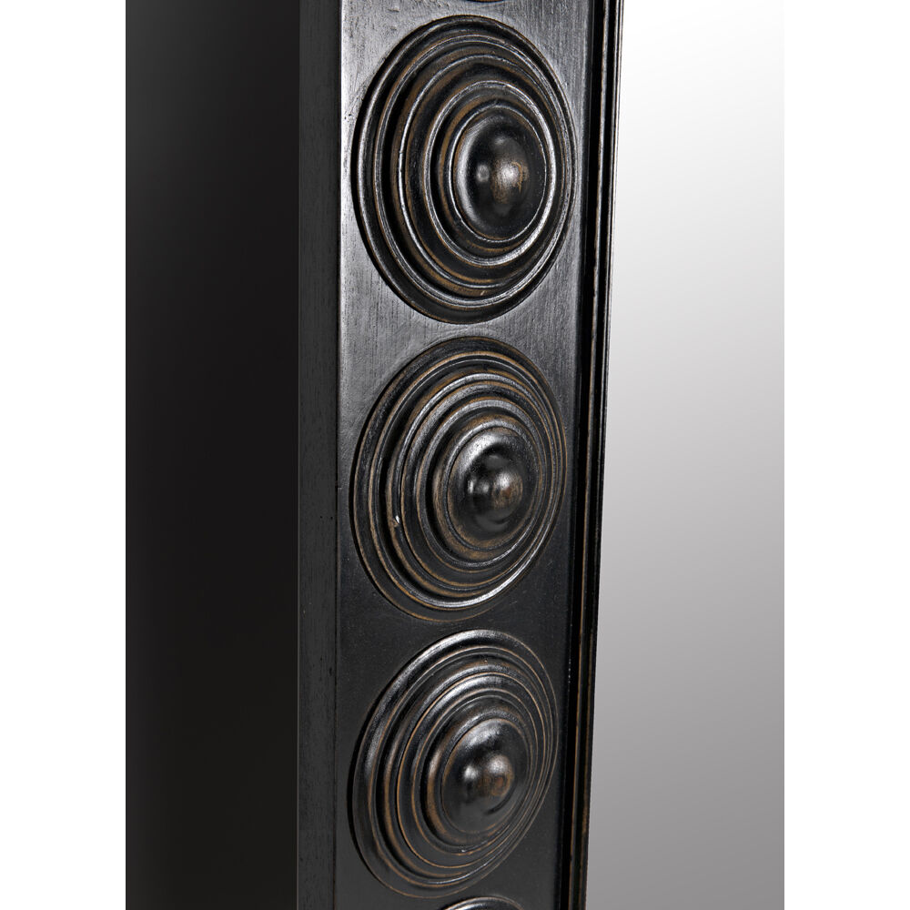 Nanna 67 X 36.5 inch Hand Rubbed Black Mirror