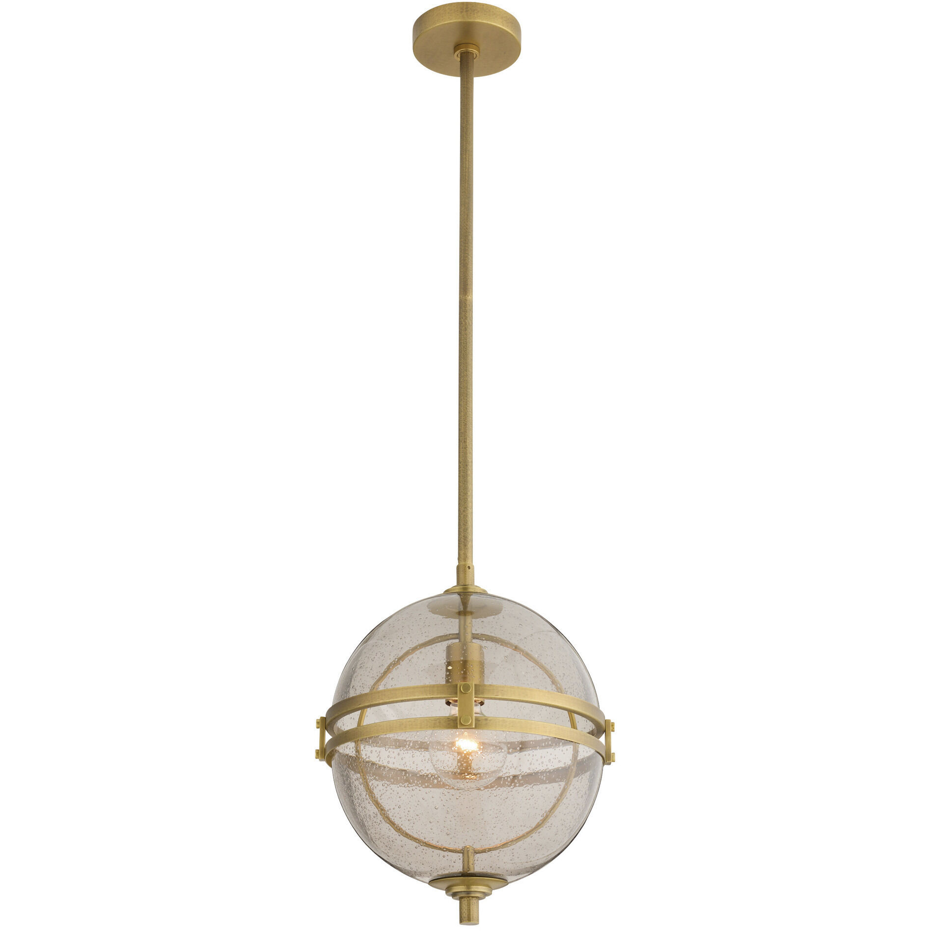 Irene 1 Light 12 inch Antique Brass Pendant Ceiling Light