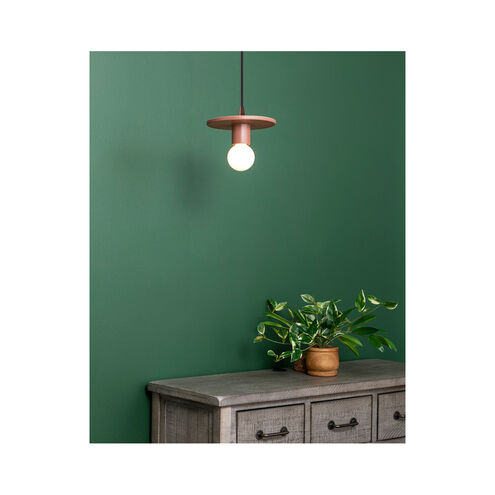 Radiance Collection 1 Light 8 inch Canyon Clay Pendant Ceiling Light