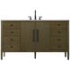 Blakely 60 X 34 inch Hazel Oak Bathroom Vanity Cabinet