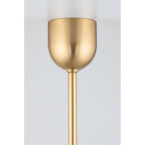 Burlington 1 Light 12 inch Aged Brass Pendant Ceiling Light, Globe/Orb
