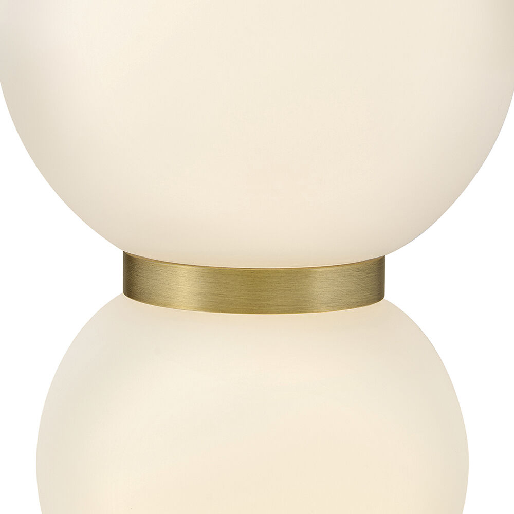 Lisa McDennon Trigo LED 6 inch Lacquered Brass Pendant Ceiling Light
