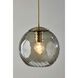 Camden 9 inch Antique Brass Pendant Ceiling Light