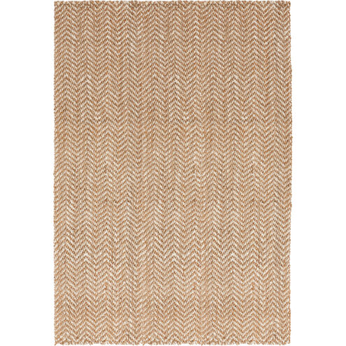 Reeds 63 X 39 inch Tan/Cream Rugs, Jute