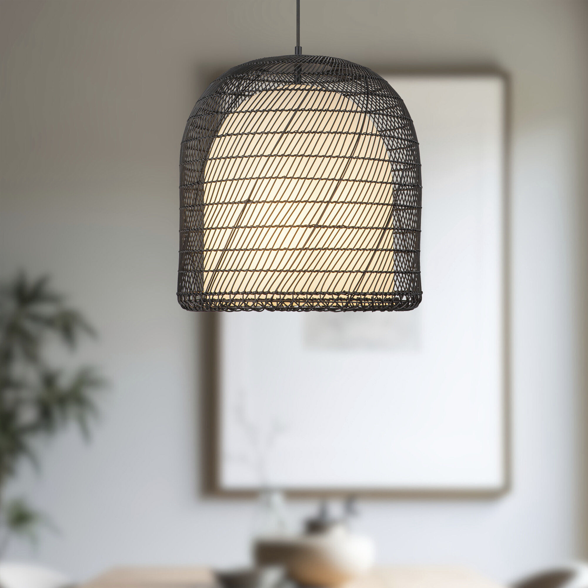 Alora Mood Bondi Pendant Ceiling Light in Matte Black