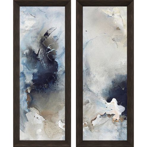 Abstract Collection Blue Framed Art
