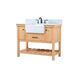 Clement 42 X 22 X 34 inch Natural Wood Bathroom Vanity Cabinet