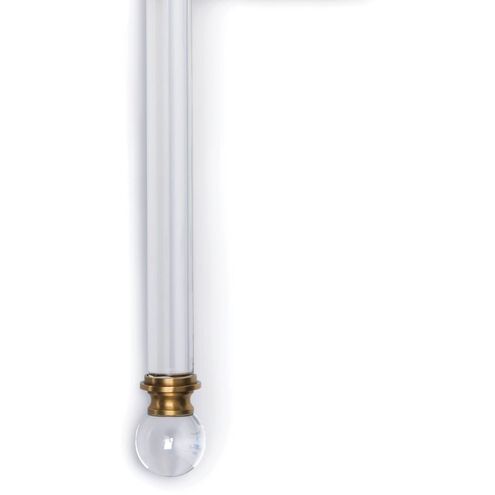 Crystal Tail 1 Light 6 inch Natural Brass Wall Sconce Wall Light