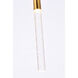 Ruelle 1 Light 5 inch Gold Pendant Ceiling Light