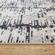 Jasmine 130 X 94 inch Black/Grey Rug in 8 x 11