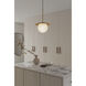 Olenne 1 Light 14 inch Legacy Brass Pendant Ceiling Light