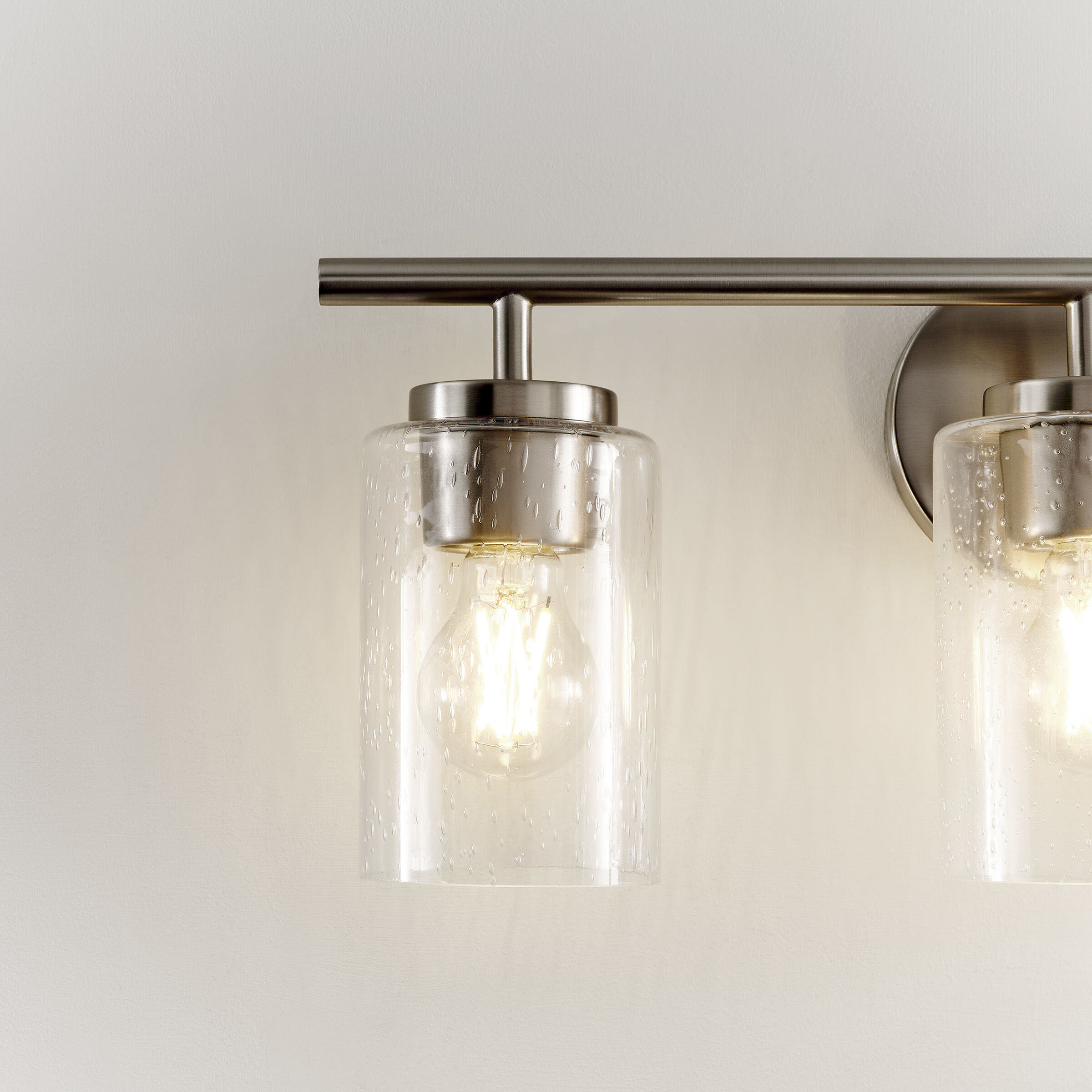 Oslo 4 Light 27.5 inch Brushed Nickel Wall Bath Fixture Wall Light