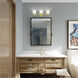 Middlebush 3 Light 24 inch Polished Brass Bath Vanity Wall Light