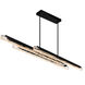 Valira LED 63 inch Black Chandelier Ceiling Light